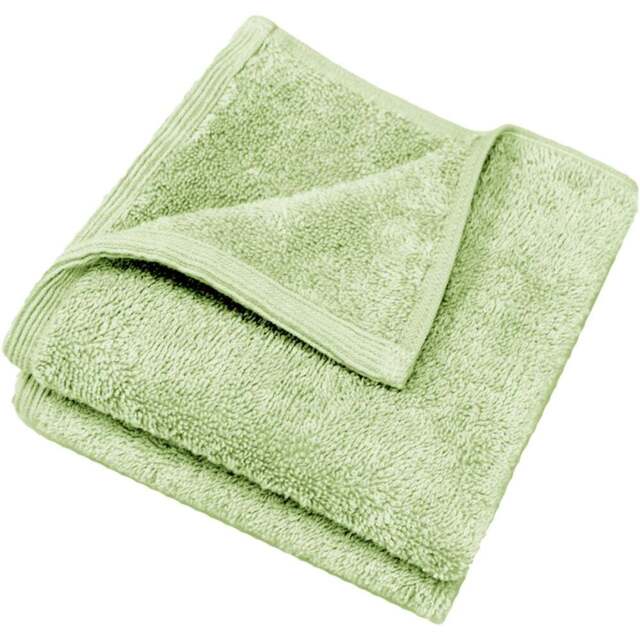 Allure Bath Fashions Marlborough Bamboo Cotton Celadon Face Cloth 2 Pack - Size: 30 x 30cm - Green - Wilko - image 1
