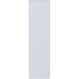 Crowndale Monaco 2 Door 2 Drawer Grey Gloss and White Tall Wardrobe Ready Assembled - Size: 2 Door, 2 Drawer - Grey Gloss & White - Wilko - thumbnail 5