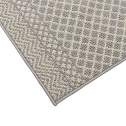 JVL Everley Grey Indoor Washable Rug 80 x 120cm - JVL Homewares - Wilko - thumbnail 4