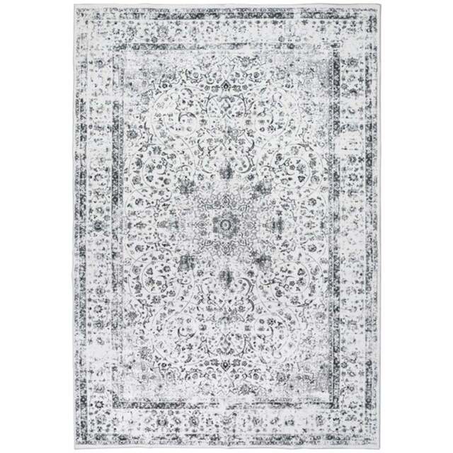 tectake Aliya Washable Rug 170 x 120cm - Size: 0.6 x 120 x 170cm - Grey - Wilko - image 1