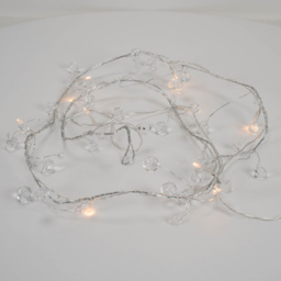 ValueLights 10 LED White Plastic Diamond String Lights - Size: 17 x 12 x 143cm - Wilko - thumbnail 3