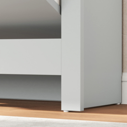 HOMCOM 2 Flip Drawer Light Grey Shoe Cabinet - Size: 80 x 26 x 72cm - Wilko - thumbnail 4