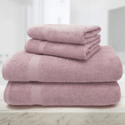 Mayfair Egyptian Cotton Deep Blush Hand Towel Set of 2 - Pink - Wilko - thumbnail 4