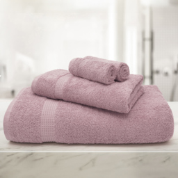 Mayfair Egyptian Cotton Deep Blush Hand Towel Set of 2 - Pink - Wilko - thumbnail 3