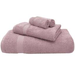 Mayfair Egyptian Cotton Deep Blush Hand Towel Set of 2 - Pink - Wilko