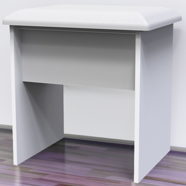 Crowndale Sussex Bardolino Oak Dressing Table Stool - Wood - Wilko - image 1