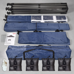 Maximus Blue Pop Up Outdoor Gazebo with Removable Sides 3 x 3m - MCC - Wilko - thumbnail 5
