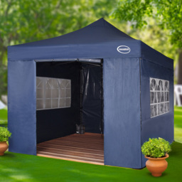 Maximus Blue Pop Up Outdoor Gazebo with Removable Sides 3 x 3m - MCC - Wilko - thumbnail 1