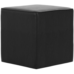 Bronx Black Faux Leather Side Table - Size: 480 x 460 x 460cm - LPD Home - Wilko - thumbnail 3