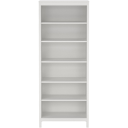 Florence Madrid 6 Shelf White Bookcase - Wilko - thumbnail 4