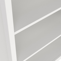 Florence Madrid 6 Shelf White Bookcase - Wilko - thumbnail 5