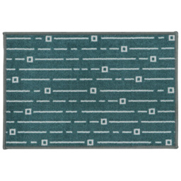 JVL Savio M Teal Washable Mat Runner 57 x 150cm - Size: 57 x 75cm - Blue - JVL Homewares - Wilko - thumbnail 5
