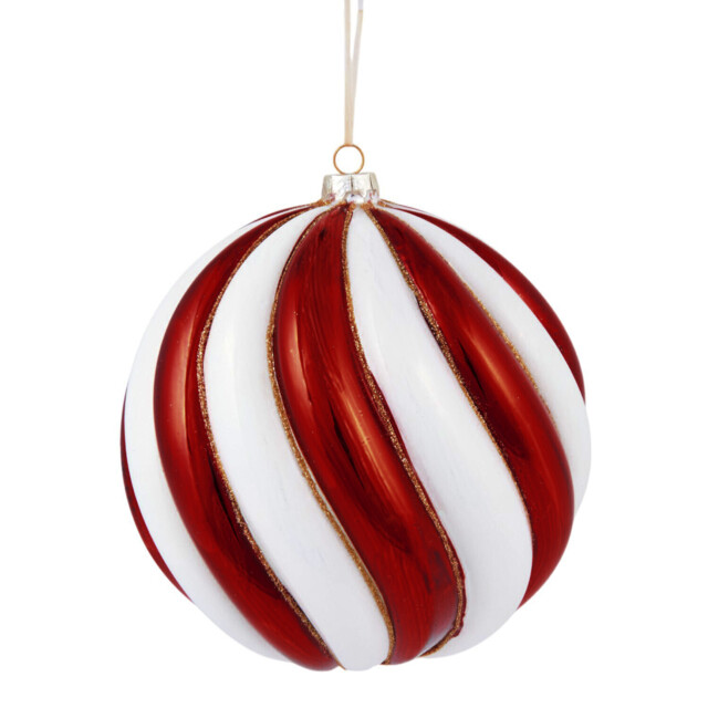 XL Candy Cane Bauble Red - Candy Cane Lane - Wilko - image 1