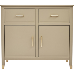 Palazzi 2 Doors 2 Drawers Clay Sideboard - Size: 40 x 95 x  85cm - Cream - Wilko - thumbnail 4