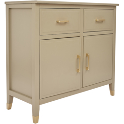 Palazzi 2 Doors 2 Drawers Clay Sideboard - Size: 40 x 95 x  85cm - Cream - Wilko - thumbnail 3