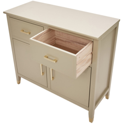 Palazzi 2 Doors 2 Drawers Clay Sideboard - Size: 40 x 95 x  85cm - Cream - Wilko - thumbnail 7