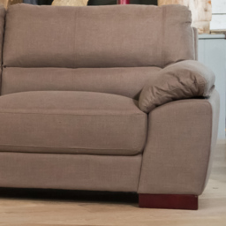 Westbrook 3 Seater Brown Textured Fabric Sofa - Artemis Home - Wilko - thumbnail 3