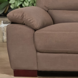 Westbrook 3 Seater Brown Textured Fabric Sofa - Artemis Home - Wilko - thumbnail 4