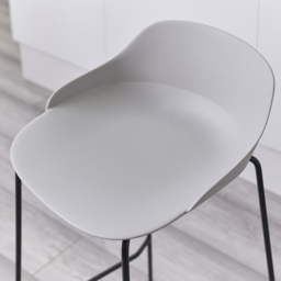 Julian Bowen Set of 2 Rocco Light Grey Stool - Wilko - thumbnail 6