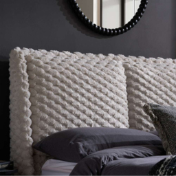 Birlea Tilly King Size Faux Fur Bed - White - Wilko - thumbnail 7