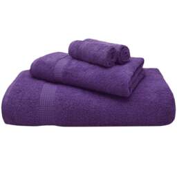 Mayfair Egyptian Cotton Purple Hand Towel Set of 2 - Wilko - thumbnail 1