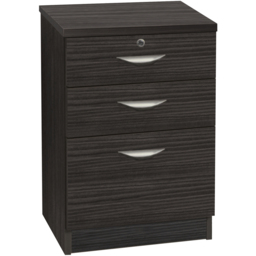 R White Cabinets 3 Drawer Black Storage Unit - Size: 72.8 x 47.9 x 54cm - Wilko - thumbnail 3