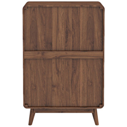 Kudl LV44 5 Drawer Columbian Walnut Chest of Drawers - Brown - Wilko - thumbnail 5