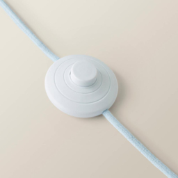 ValueLights Floral Pleated Shade Pastel Blue Bobbin LED Floor Lamp with Bulb - Size: 150 x 45 x 45cm - Wilko - thumbnail 7