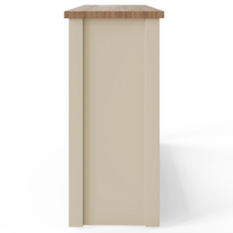 GFW Lancaster 2 Drawer Cream Console Table - Size: 35 x 97 x 76cm - Wilko - thumbnail 6