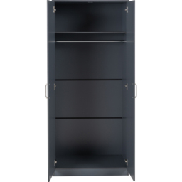 Seconique Dakota 2 Door Dark Grey Wardrobe - Size: 175 x 75 x 48cm - Wilko - thumbnail 5