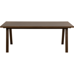 Florence A Line Smoked Oak Rectangular Dining Table - Brown - Furniture To Go - Wilko - thumbnail 4