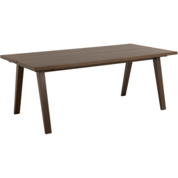 Florence A Line Smoked Oak Rectangular Dining Table - Brown - Furniture To Go - Wilko - thumbnail 3