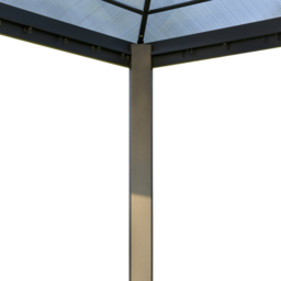 Outsunny 3 x 3m Black Aluminium Frame Hardtop Gazebo - Wilko - thumbnail 4