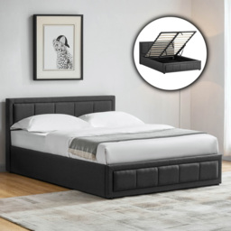 VIDA DESIGNS Vanita Double Dark Grey Ottoman Bed - Wilko - thumbnail 5
