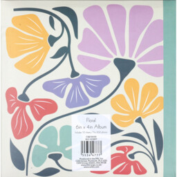 Floral Photo Album 200 Photos - Multicolour - Wilko - thumbnail 3