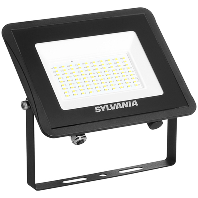 Sylvania SylFlood Black 58W LED Outdoor Floodlight - Size: 3.3 x 25.1 x 19.6cm - Wilko - image 1