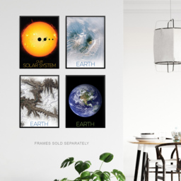 Artery8 NASA Solar System Sun Planet Earth Images from Space Wall Art Print 30 x 41cm 4 Pack - Size: 40.5 x 30.5 x 0.3cm - Multi - Wilko - thumbnail 4