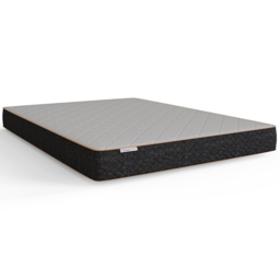 GFW Double Black Faux Leather End Lift Ottoman Bed with Memory Pocket Spring Mattress - Wilko - thumbnail 3