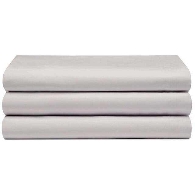 Serene Super King Ivory Flat Bed Sheet - Cream - Wilko - image 1