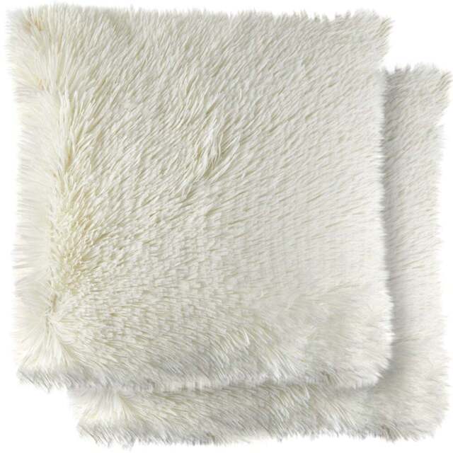 Serene Teddy Cream Cushion Cover 43 x 43cm - Wilko - image 1
