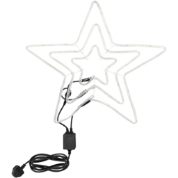 The Christmas Workshop 5m Blue and White LED Star String Light - Wilko - thumbnail 3