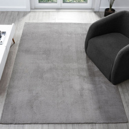 Desire Rugs Comfy Dark Grey Anti Slip Felt Backing Rug 200 x 280cm - Wilko - thumbnail 3