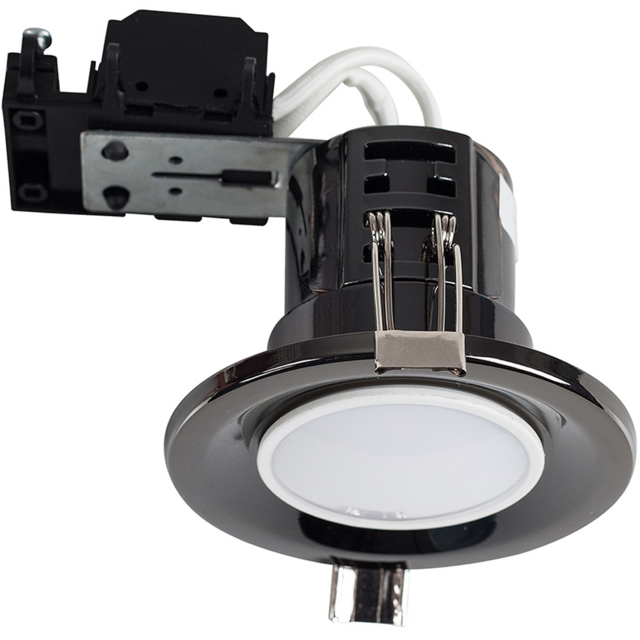 ValueLights Black Chrome Warm White LED Ceiling Downlight 30 Pack - Wilko - image 1