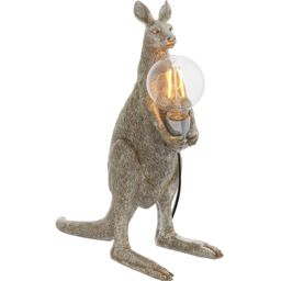Merano Andria Vintage Silver Paint and Chrome Kangaroo Table Lamp - Size: 15.5 x 40 x 46.5cm - Wilko - thumbnail 4