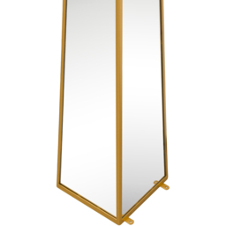 MirrorOutlet The Obelisk Gold Metal Edged Mirrored Ornament 120 x 25cm - Wilko - thumbnail 4