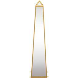 MirrorOutlet The Obelisk Gold Metal Edged Mirrored Ornament 120 x 25cm - Wilko - thumbnail 1