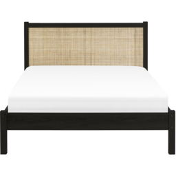 Julian Bowen Padstow Rattan Double Black Bed Frame - Wilko - thumbnail 4