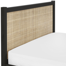 Julian Bowen Padstow Rattan Double Black Bed Frame - Wilko - thumbnail 6
