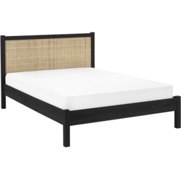 Julian Bowen Padstow Rattan Double Black Bed Frame - Wilko - thumbnail 3