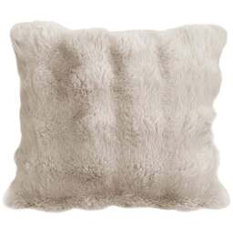 Sweet Dreams Alpine Cream Faux Fur Cushion 56 x 56cm - Wilko - thumbnail 1